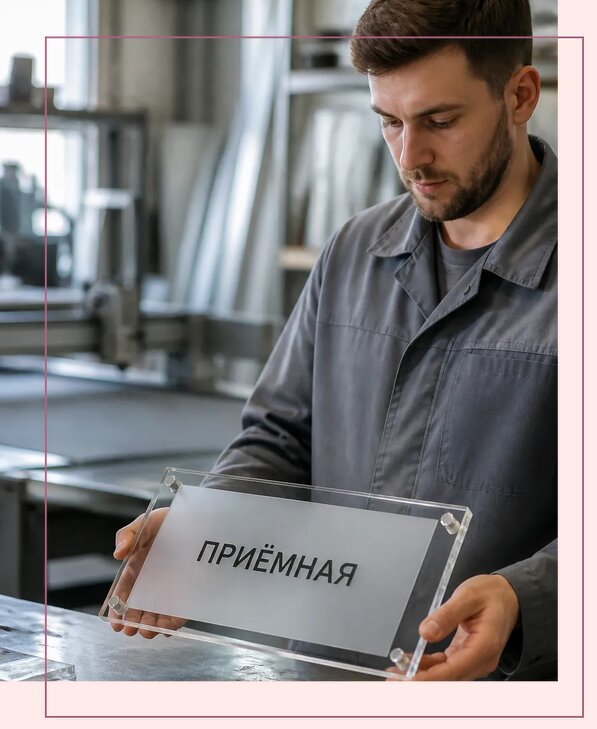 Таблички из оргстекла на заказ в Канаше от 4006 р. | Аванза-Кна