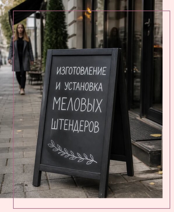 Меловые штендеры в Канаше по цене от 6677 р. | Аванза-Кна
